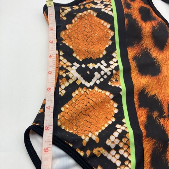 Swimsuit One Piece Animal Print Size 3XL Made in Italy Like New - Picture 5 of 11